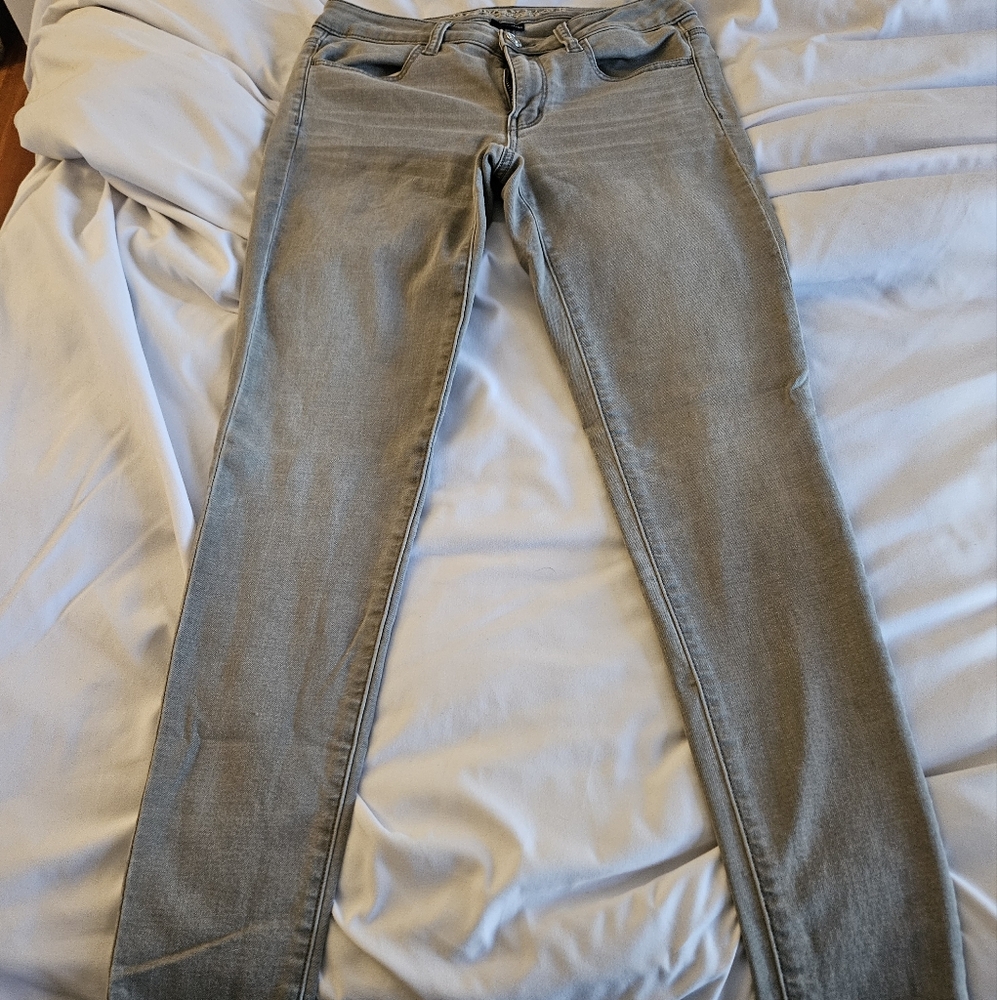 American eagle jeans, grey, 8 reg